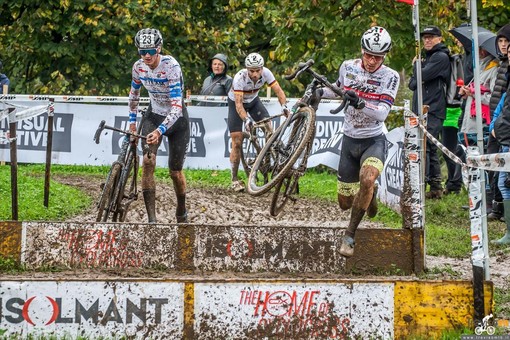 Anselmi, F. Agostinacchio e Careri sul podio del 15° Ciclocross di Brugherio (MB)