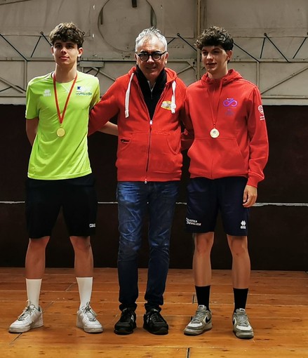 Kristian Blanc sul podio del Trofeo delle Regioni a San Francesco al Campo (TO)