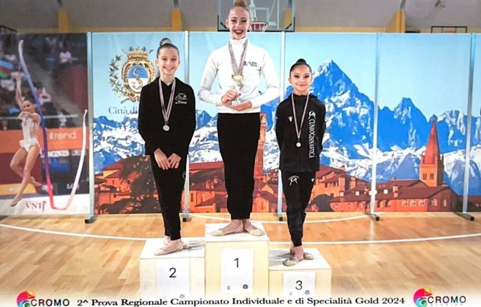 Arianna Desandré (Gym Aosta) è campionessa regionale Gold Piemonte-Valle d’Aosta alla palla