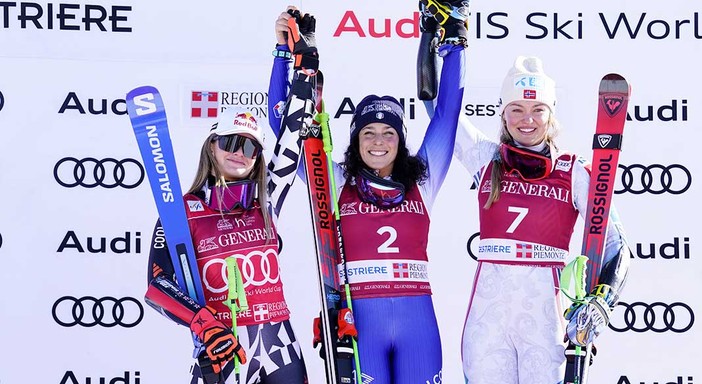 MERAVIGLIOSA BRIGNONE, FANNO 33!!! FEDERICA DOMINA ANCHE AL SESTRIERE, ROBINSON 2/a