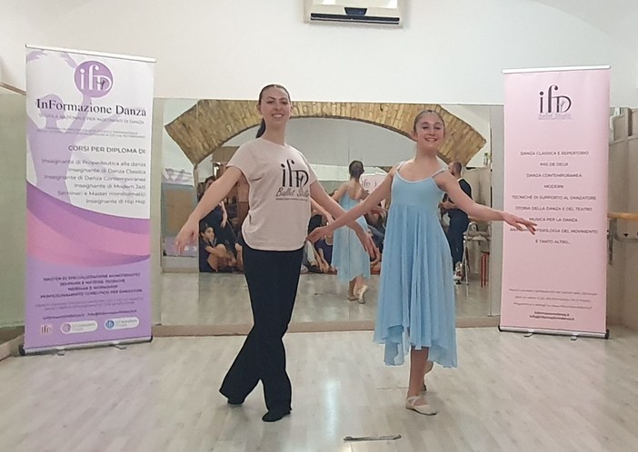 Sofia Maria Barmasse e Luna Rainero a Roma per la conclusione  del progetto “Ballet Studio”