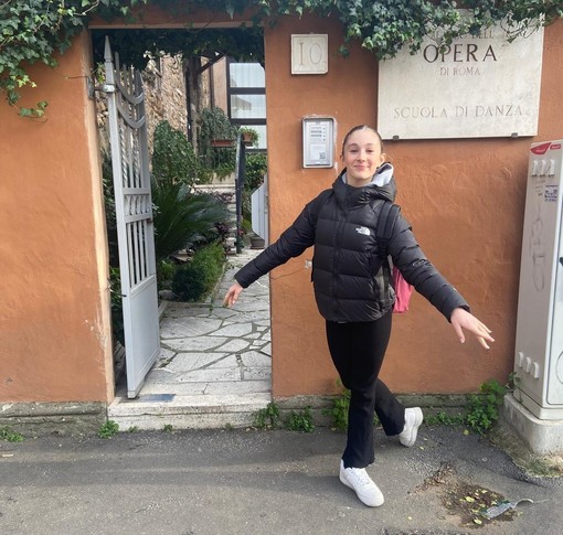 Sofia Maria Barmasse  alla scuola di danza del Teatro dell’Opera di Roma