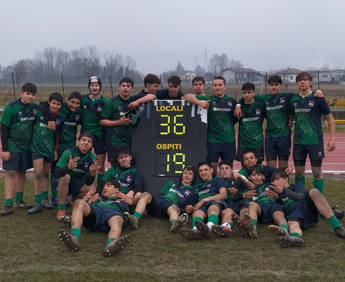 Stade Valdôtain Rugby:  l’U16 scende in campo a Ivrea e vince per 36 punti a 19 con il Monferrato Rugby!