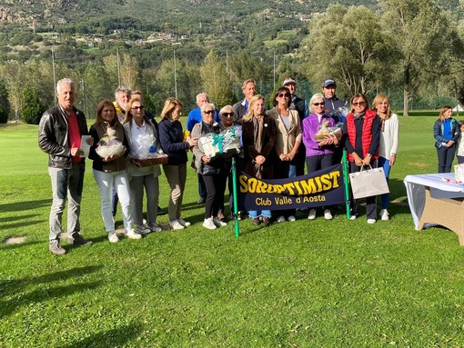 Gara di Golf benefica organizzata dal Soroptimist Club Valle d’Aosta