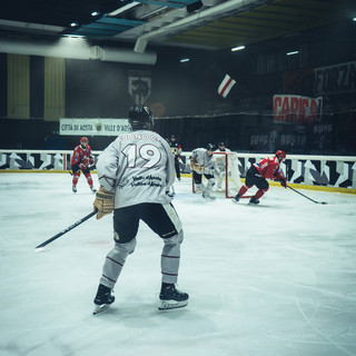 Hockey su ghiaccio: Club Aosta supera l'HC Pergine