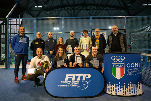 Padel: Federico Allegri ancora campione valdostano