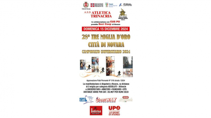 Al via la 28a Tre Miglia d’Oro a Novara